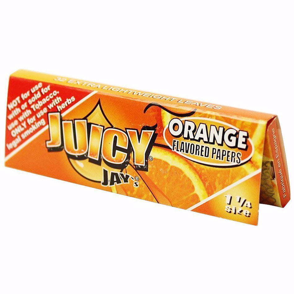 Juicy Jay Papers | Orange | 1 1/4 - Wild Leaf