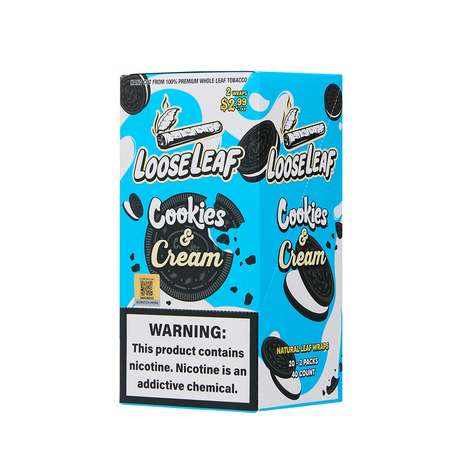 Loose Leaf Leaf Wrap | Cookies & Cream