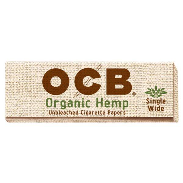 OCB | Organic Hemp Papers | Single Wide - Wild Leaf
