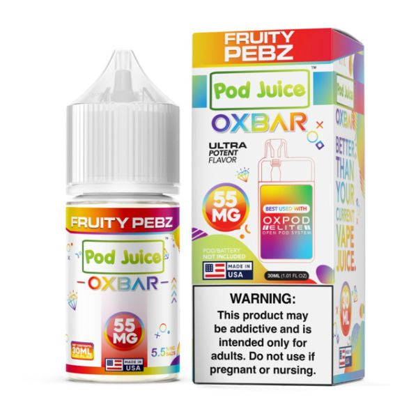 Pod Juice X Oxbar Salts | Fruity Pebz