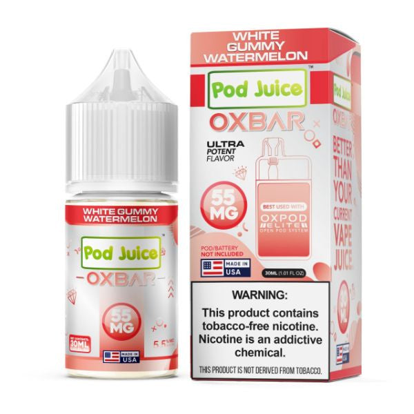 Pod Juice X Oxbar Salts | White Gummy Watermelon