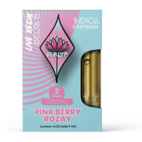 PurLyf | D8 Cartridge | Pink Berry Rozay | 2g - Wild Leaf