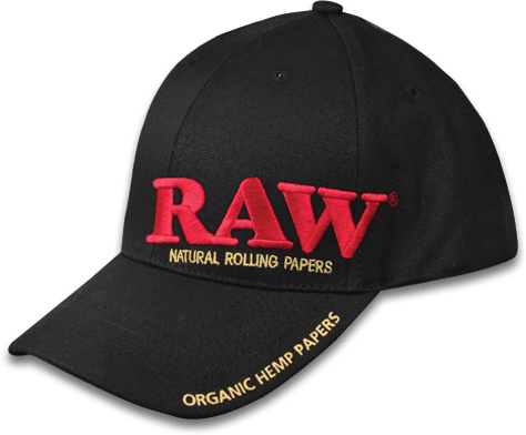 RAW | Black Classic Brim Cap - Wild Leaf