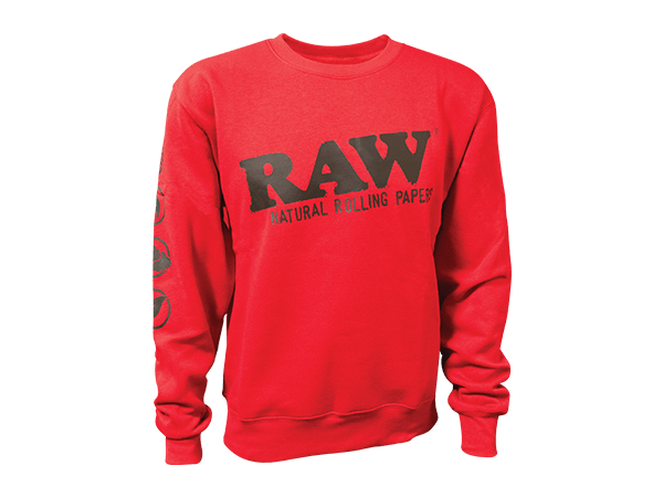 RAW | Crewneck | XL | Red - Wild Leaf