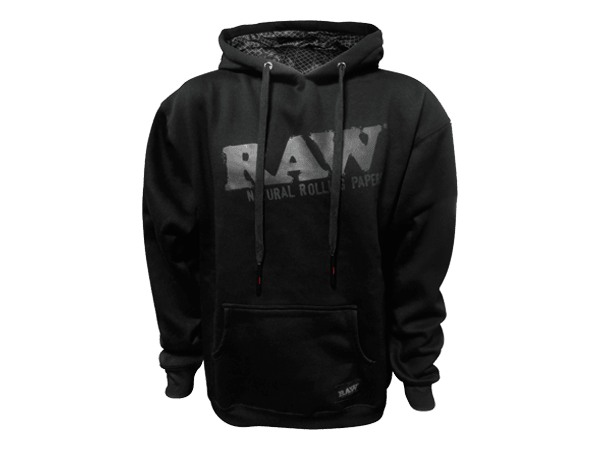 RAW | Hoodie | Black | S - Wild Leaf