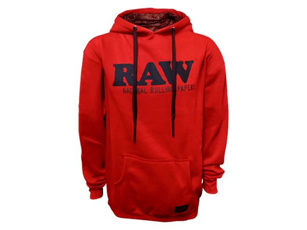 RAW | Hoodie | Small | Red - Wild Leaf