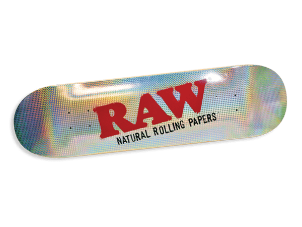 RAW | Shiny Skateboard Deck - Wild Leaf