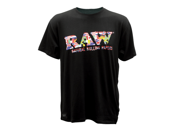 RAW | World Flags T-Shirt | Large - Wild Leaf
