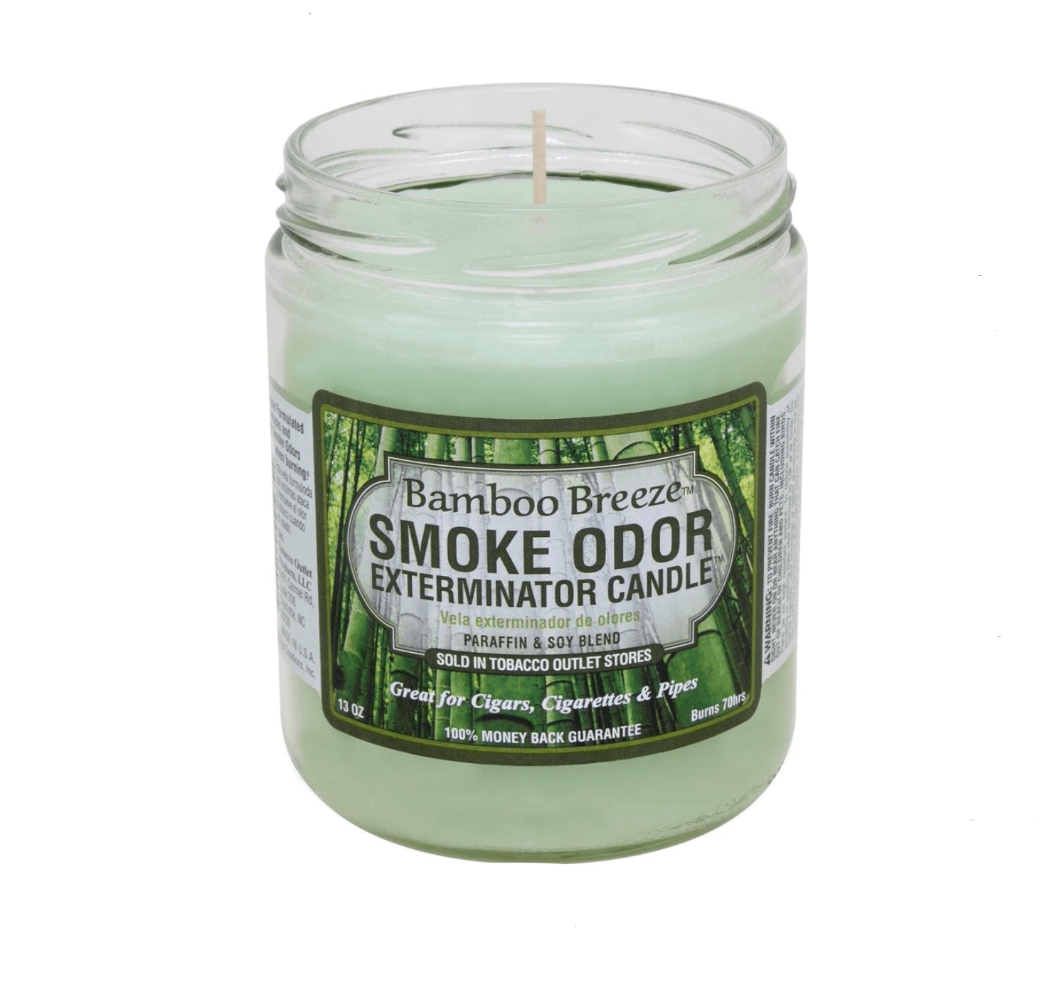 Smoke Odor | Candle | Bamboo Breeze - Wild Leaf