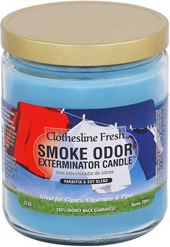 Smoke Odor | Candle | Clothesline Fresh - Wild Leaf