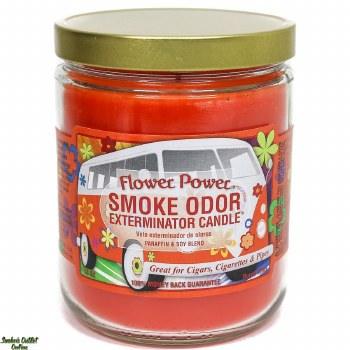 Smoke Odor | Candle | Flower Power - Wild Leaf