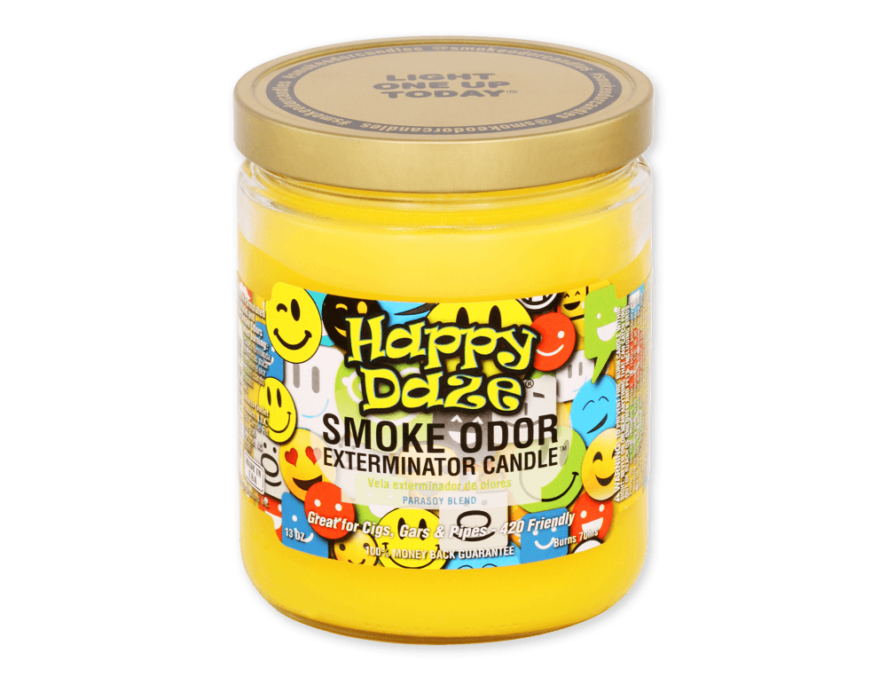 Smoke Odor | Candle | Happy Daze - Wild Leaf