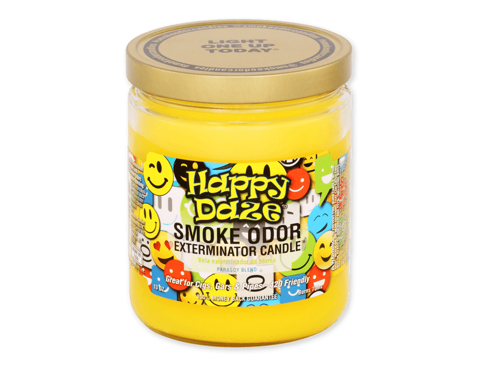 Smoke Odor | Candle | Happy Daze - Wild Leaf