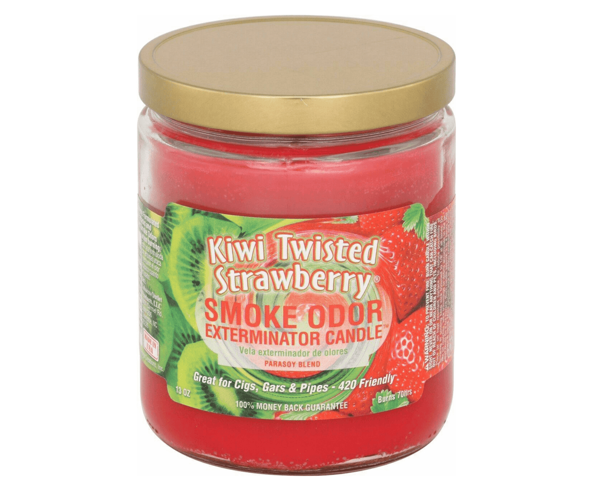 Smoke Odor | Candle | Kiwi Twisted Strawberry - Wild Leaf