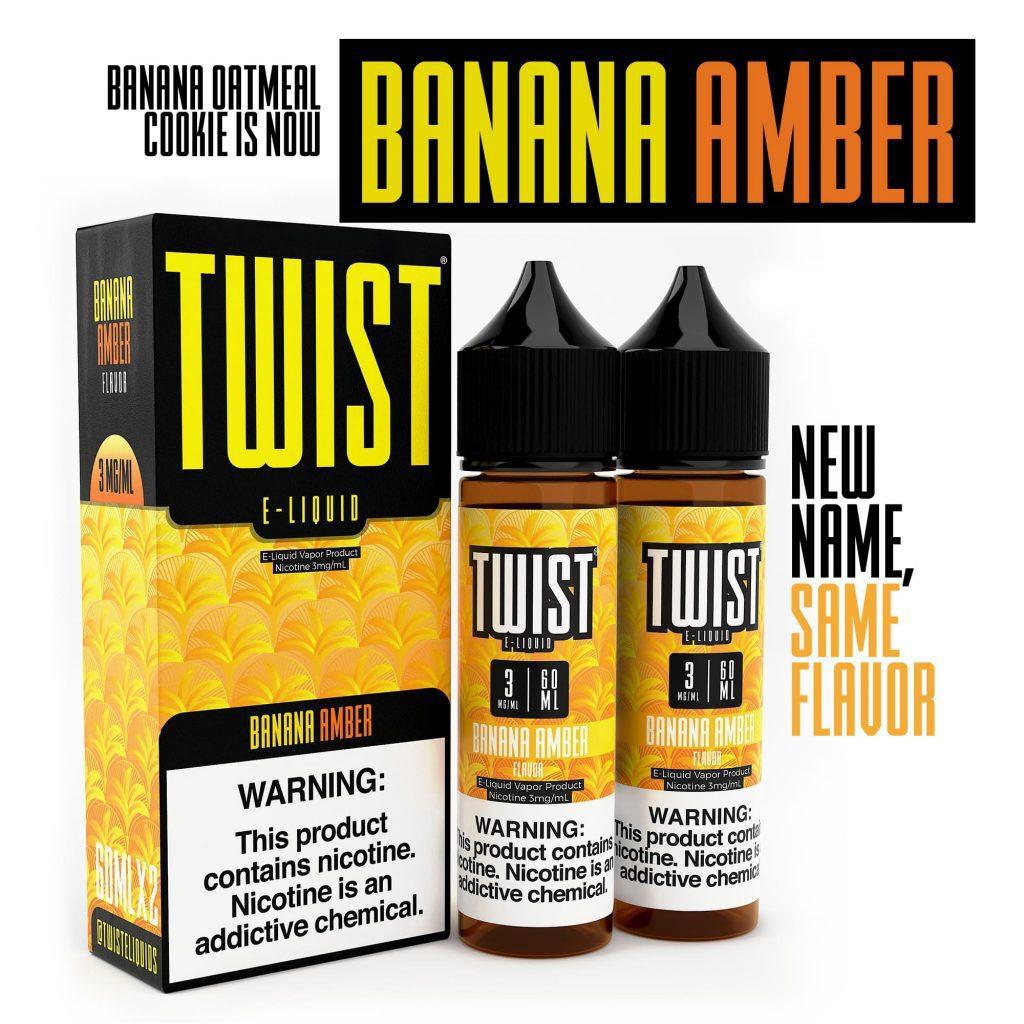 Twist E-Liquid | Banana Amber - Wild Leaf