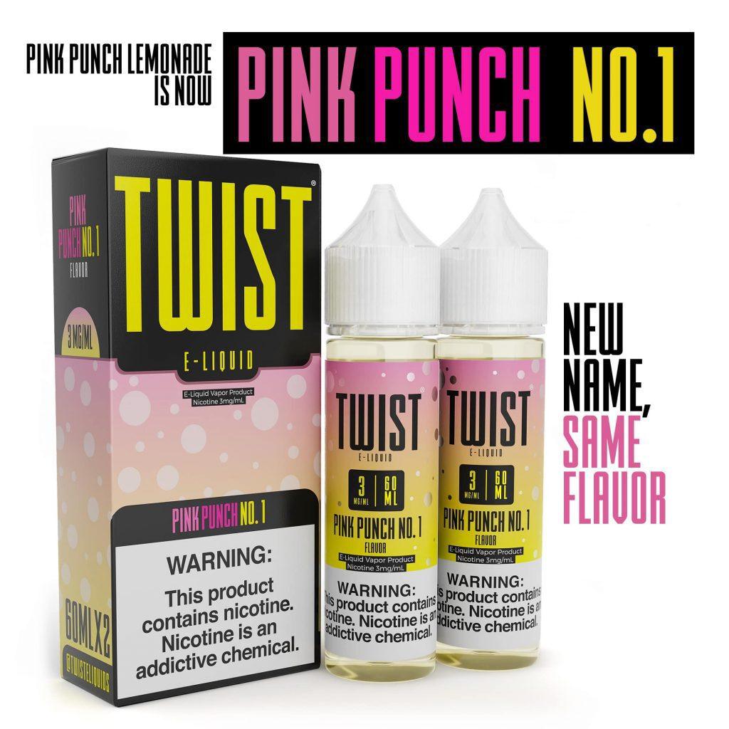 Twist E-Liquid | Pink No.1 / Pink Punch No.1 - Wild Leaf