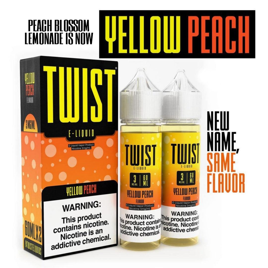 Twist E-Liquid | Yellow Peach - Wild Leaf