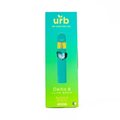 Urb | D8 Live Resin Disposable | Banana Runtz | 3g - Wild Leaf