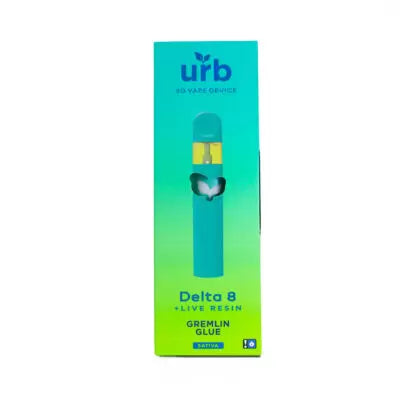 Urb | D8 Live Resin Disposable | Gremlin Glue | 3g - Wild Leaf