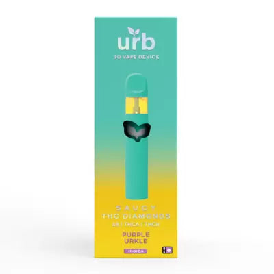 Urb | Saucy Diamonds 3g Disposable | Purple Urkle - Wild Leaf