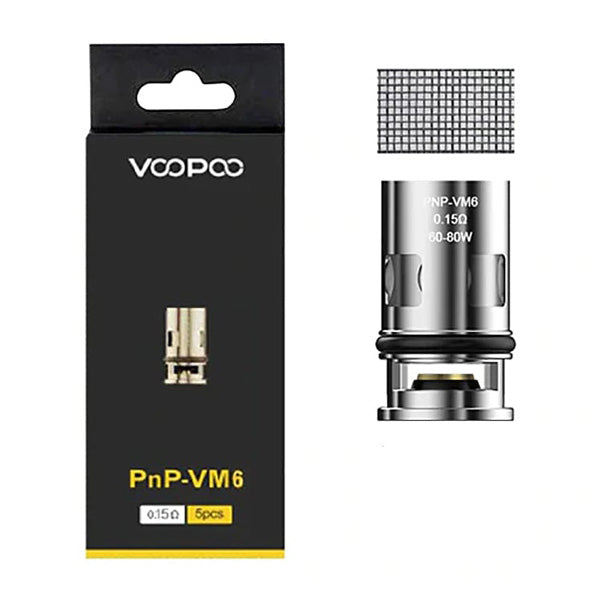 Voopoo | PNP-VM6 .15 Coil 5pk