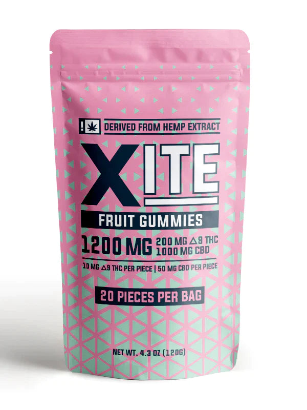 XITE | CBD D9 Gummies | 1200mg - Wild Leaf