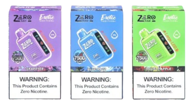 Zero Bar | Exotic Edition Zero Nic Disposable | 7500 Puffs