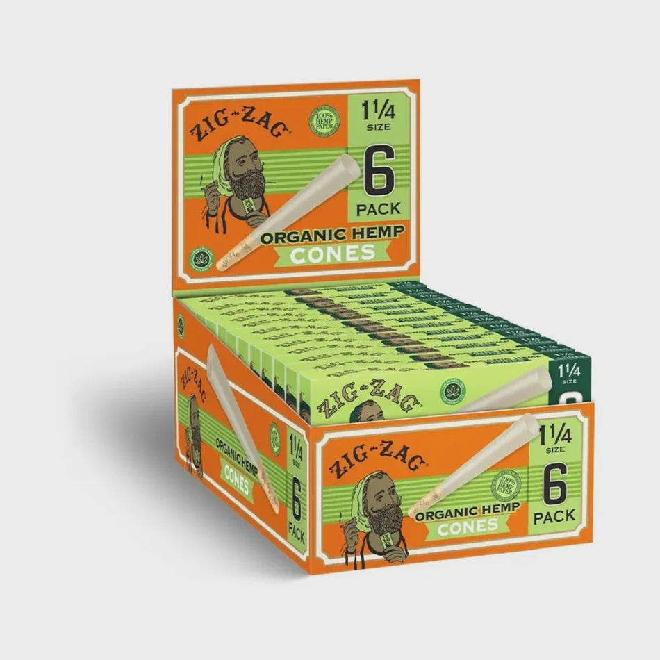 Zig-Zag | Organic Cones | 1 1/4