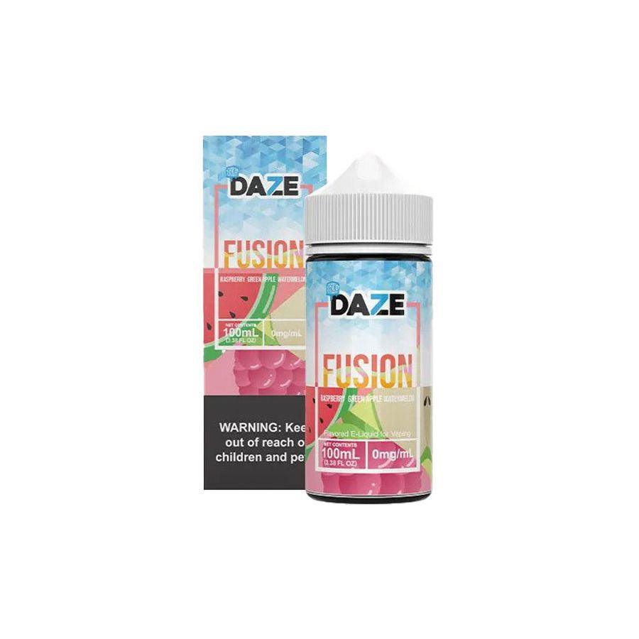 7 Daze Fusion Vape Juice | Iced Raspberry Green Apple Watermelon - Wild Leaf