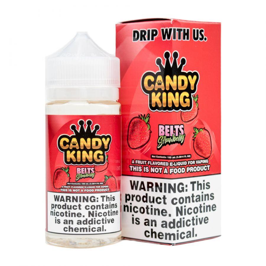 Candy King Vape Juice | 100ml | Strawberry Belts - Wild Leaf