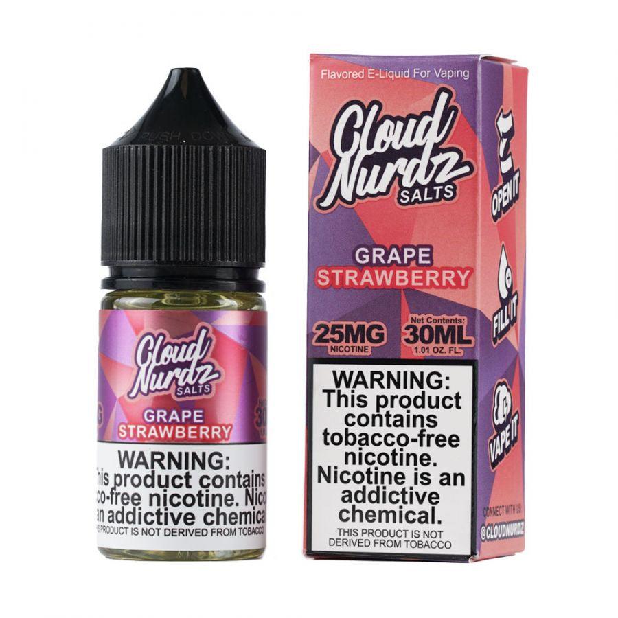 Cloud Nurdz Salts | Grape Strawberry - Wild Leaf