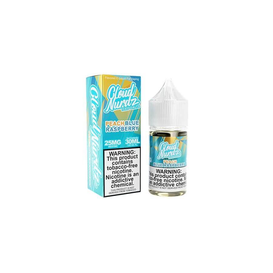 Cloud Nurdz Salts | Peach Blue Raspberry Ice - Wild Leaf