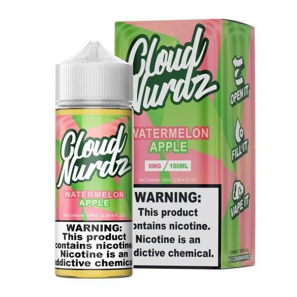 Cloud Nurdz Vape Juice | Apple Watermelon - Wild Leaf