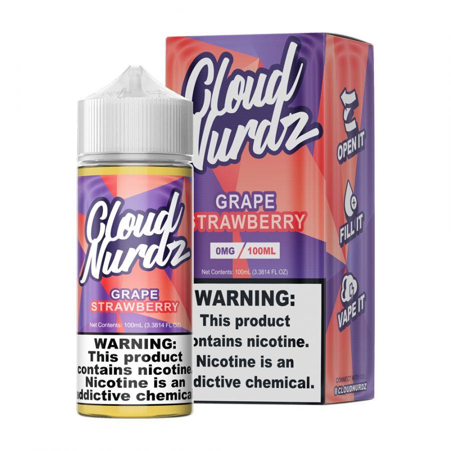 Cloud Nurdz Vape Juice | Grape Strawberry - Wild Leaf