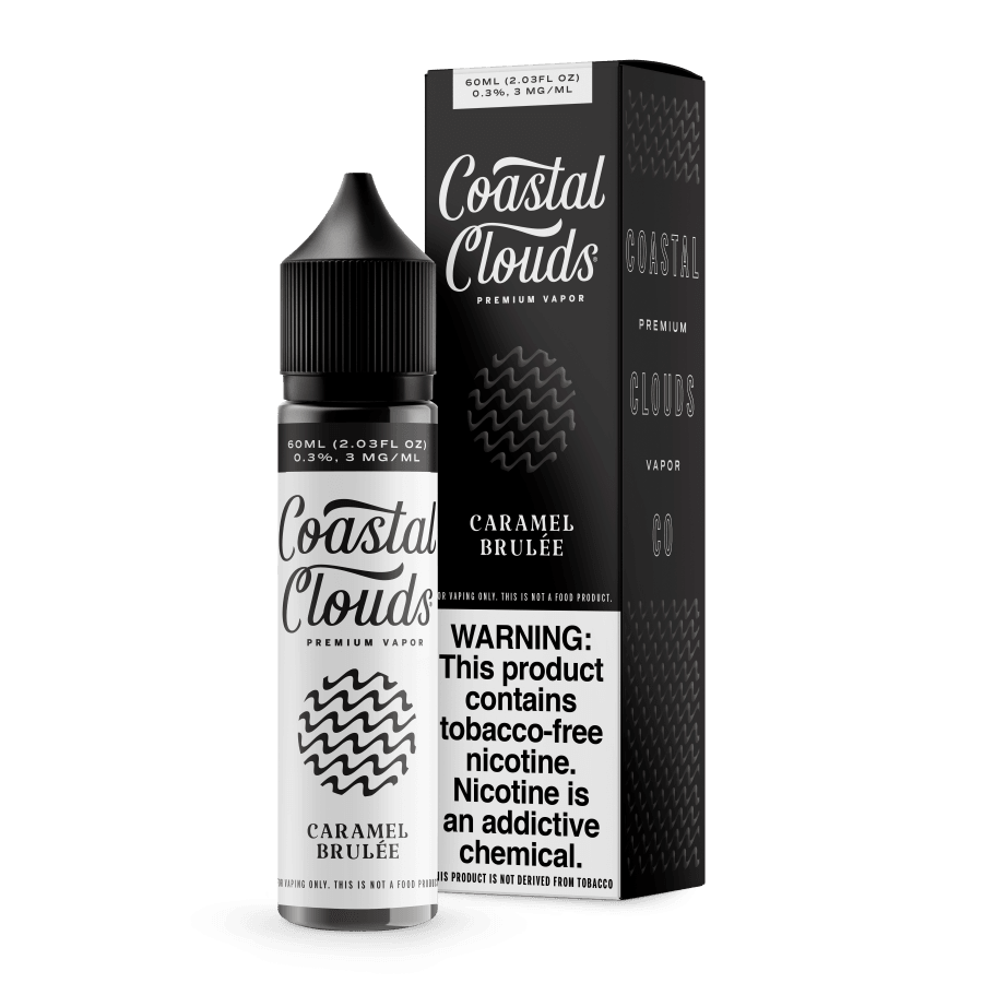 Coastal Clouds Vape Juice | Caramel Brulee - Wild Leaf