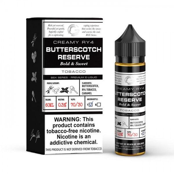 Glas Basix Vape Juice | Butterscotch Reserve - Wild Leaf