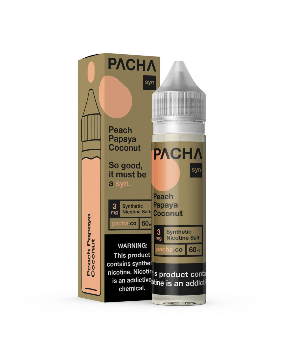 Pachamama Vape Juice | Peach Papaya Coconut - Wild Leaf