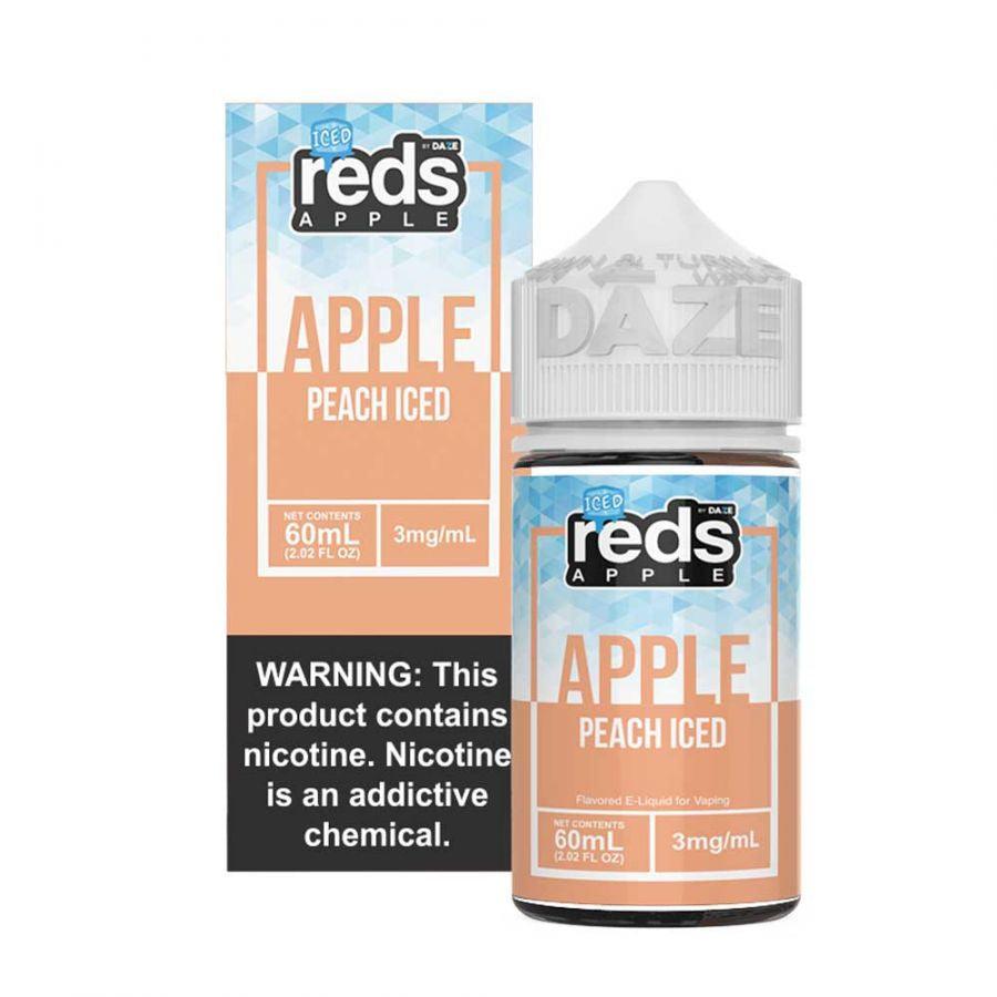 Reds Apple Vape Juice | Peach Iced - Wild Leaf