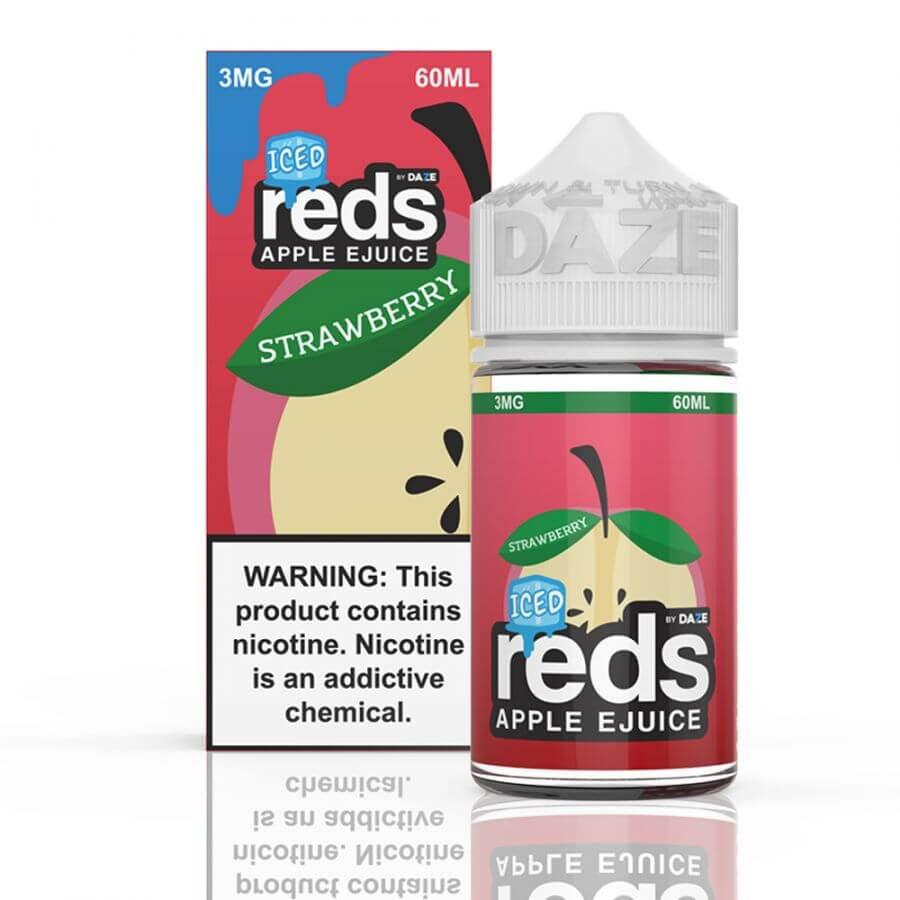 Reds Apple Vape Juice | Strawberry Iced - Wild Leaf