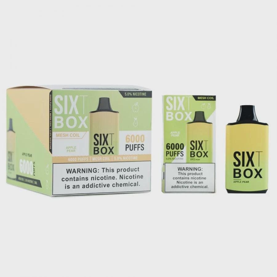 SixT Box | 6000 Puff Disposable  Wild Leaf Tobacco