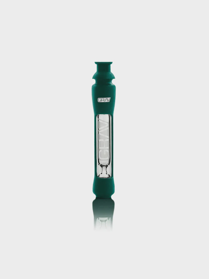 GRAV | Chillum | 12mm With Silicone Skin | Teal