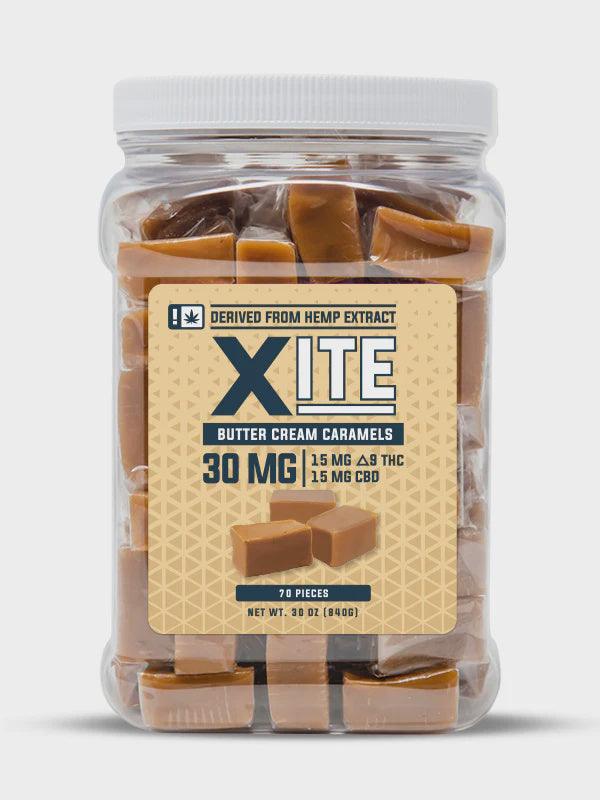 XITE | D8 Butter Caramels | 30mg - Wild Leaf